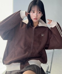 AS KNOW AS plus（アズノゥアズプラス）の「♪スウェード サイドライン Wジップトラックジャケット 【UNISEX ITEM】（ジャージ）」