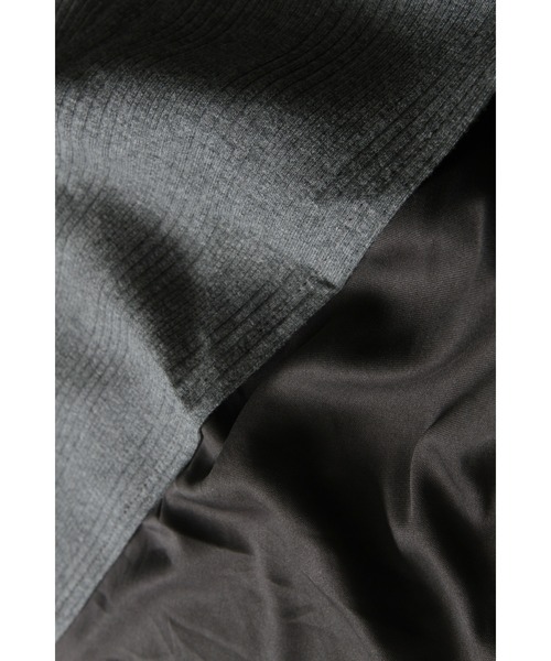 ARVELLIA（アルベリア）の「TWO-TONE SLIT KNIT SKIRT（スカート・レディース・グレー/ブラック・M）」の15枚目の写真