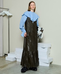 MAISON SPECIAL（メゾンスペシャル）の「Vegan Leather Dress / ヴィーガンレザーワンピース（ワンピース）」