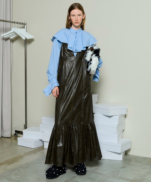 Vegan Leather Dress / ヴィーガンレザーワンピース（ワンピース