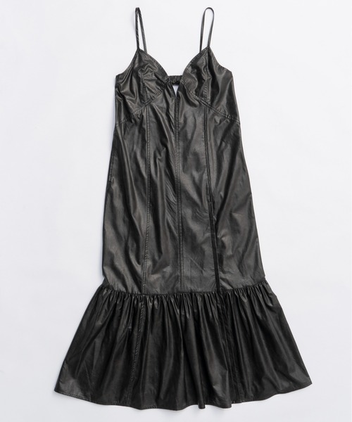 Vegan Leather Dress / ヴィーガンレザーワンピース（ワンピース