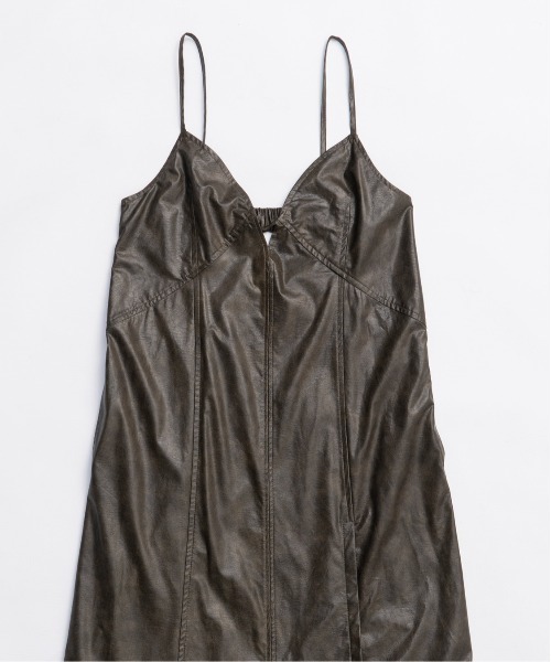 Vegan Leather Dress / ヴィーガンレザーワンピース（ワンピース