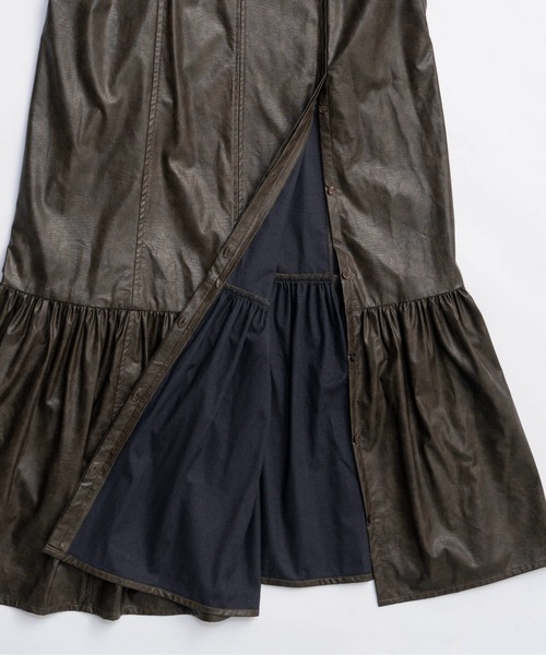 Vegan Leather Dress / ヴィーガンレザーワンピース（ワンピース