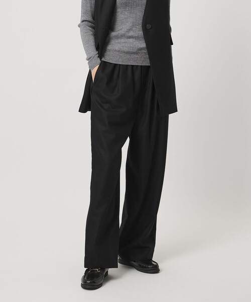 UNITED ARROWS（ユナイテッドアローズ）の「ウール イージー パンツ（その他パンツ・レディース・グレー系/その他9/オフホワイト/ブラック/ライトブルー/その他5・38/36/34）」の3枚目の写真