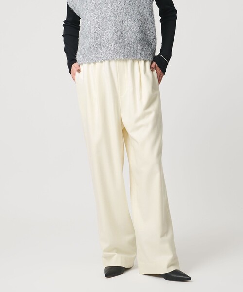 UNITED ARROWS（ユナイテッドアローズ）の「ウール イージー パンツ（その他パンツ・レディース・グレー系/その他9/オフホワイト/ブラック/ライトブルー/その他5・38/36/34）」の18枚目の写真