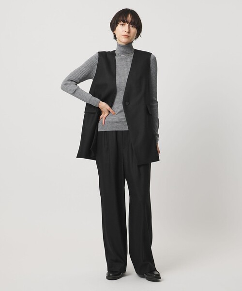 UNITED ARROWS（ユナイテッドアローズ）の「ウール イージー パンツ（その他パンツ・レディース・グレー系/その他9/オフホワイト/ブラック/ライトブルー/その他5・38/36/34）」の16枚目の写真