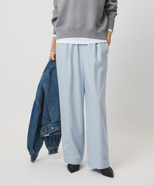 UNITED ARROWS（ユナイテッドアローズ）の「ウール イージー パンツ（その他パンツ・レディース・グレー系/その他9/オフホワイト/ブラック/ライトブルー/その他5・38/36/34）」の13枚目の写真