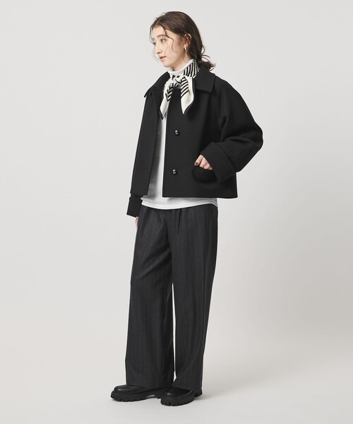 UNITED ARROWS（ユナイテッドアローズ）の「ウール イージー パンツ（その他パンツ・レディース・グレー系/その他9/オフホワイト/ブラック/ライトブルー/その他5・38/36/34）」の10枚目の写真