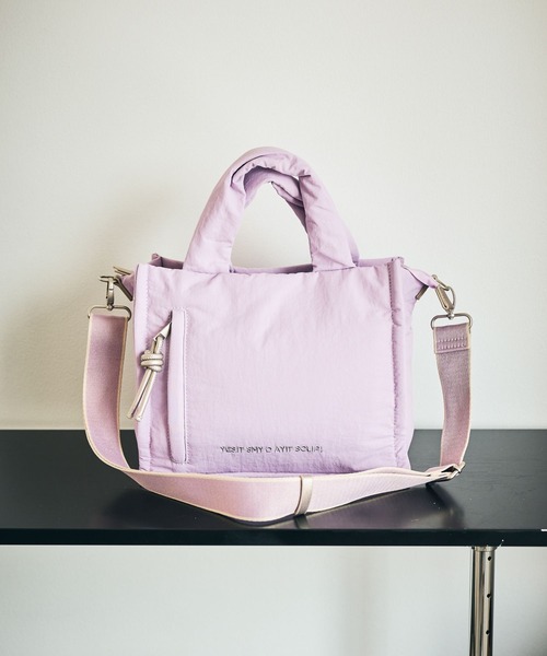 studio CLIP（スタディオクリップ）の「軽い中綿トート&ショルダー（ショルダーバッグ・レディース・ピンク/ブラウン/アイボリー/ブラック・FREE）」の4枚目の写真