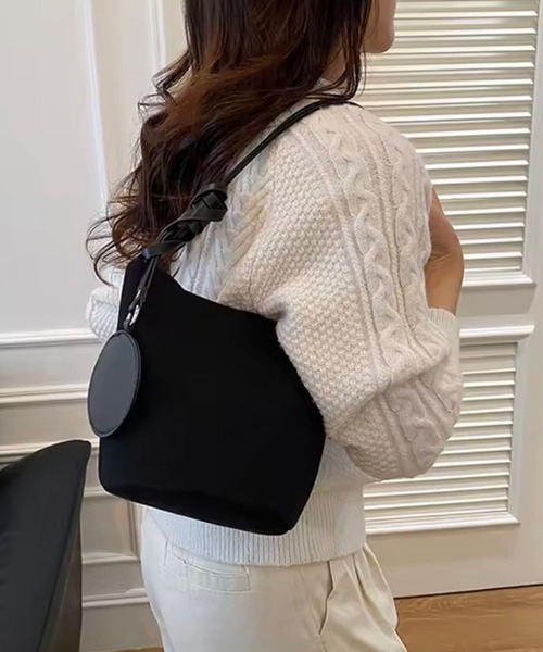 ammy.(エイミードット)の「【 ammy. / エイミードット 】 ミニ バケットバッグ(ショルダーバッグ・レディース・ブラック/ブラウン・FREE)」の10枚目の写真