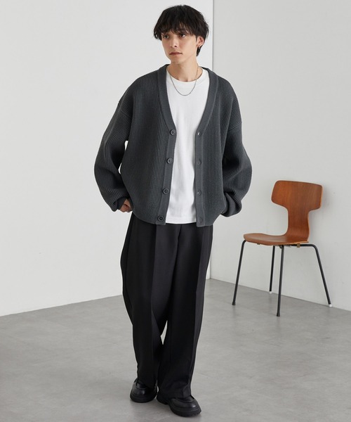 【美品✨】andper se Mサイズ グレーセーターアウター スピック＆スパン Spick & Span 《予約》a&m アルパカミックス