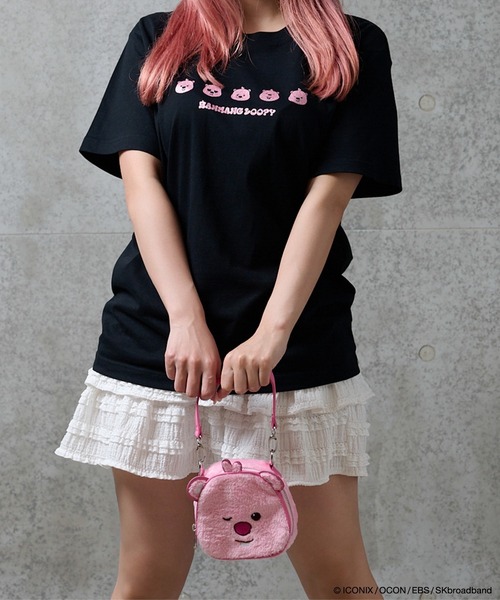 ZOZOSPOT（ゾゾスポット）の「ZANMANG LOOPY × ZOZOTOWN　ハンドルポーチ（ハンドバッグ・レディース・ピンク・F）」の3枚目の写真