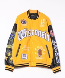 スタジャン（イエロー/黄色系・刺繍）ファッション通販 - ZOZOTOWN