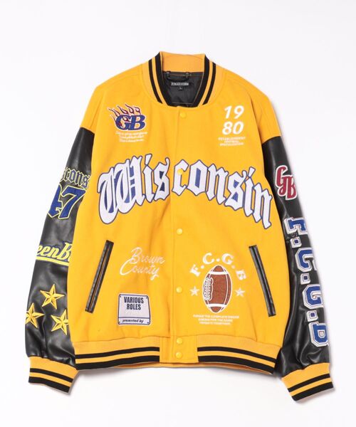 ８(eight)（エイト）の「スタジャン（スタジャン・メンズ・イエロー/ネイビー/ブラック・LARGE/MEDIUM/X-LARGE）」の3枚目の写真