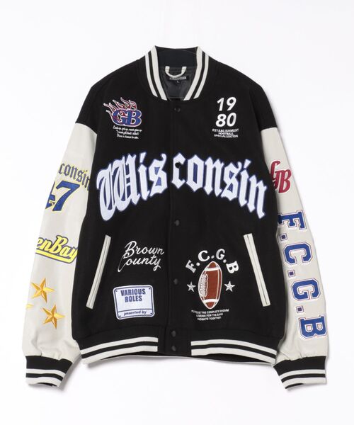 ８(eight)（エイト）の「スタジャン（スタジャン・メンズ・イエロー/ネイビー/ブラック・LARGE/MEDIUM/X-LARGE）」の2枚目の写真