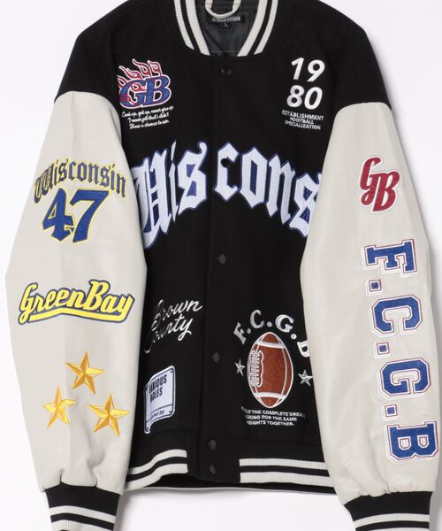 ８(eight)（エイト）の「スタジャン（スタジャン・メンズ・イエロー/ネイビー/ブラック・LARGE/MEDIUM/X-LARGE）」の6枚目の写真