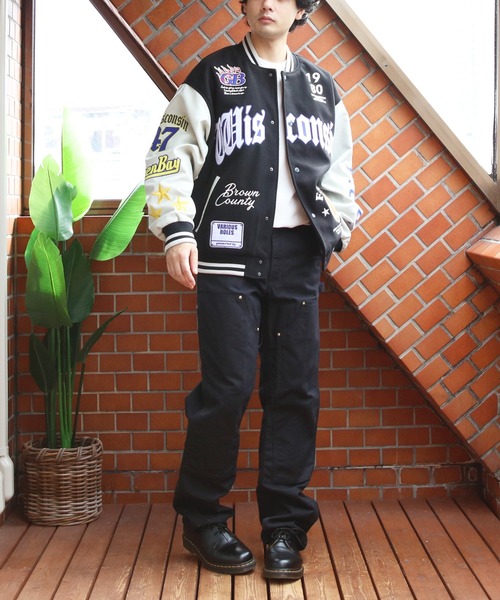 ８(eight)（エイト）の「スタジャン（スタジャン・メンズ・イエロー/ネイビー/ブラック・LARGE/MEDIUM/X-LARGE）」の11枚目の写真