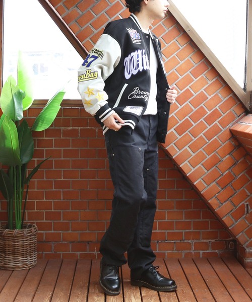 ８(eight)（エイト）の「スタジャン（スタジャン・メンズ・イエロー/ネイビー/ブラック・LARGE/MEDIUM/X-LARGE）」の12枚目の写真