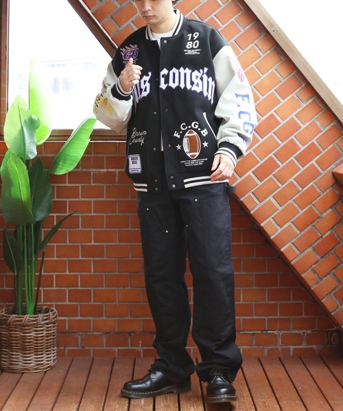 ８(eight)（エイト）の「スタジャン（スタジャン・メンズ・イエロー/ネイビー/ブラック・LARGE/MEDIUM/X-LARGE）」の14枚目の写真