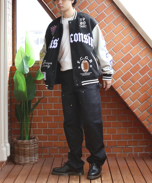 ８(eight)（エイト）の「スタジャン（スタジャン・メンズ・イエロー/ネイビー/ブラック・LARGE/MEDIUM/X-LARGE）」の17枚目の写真