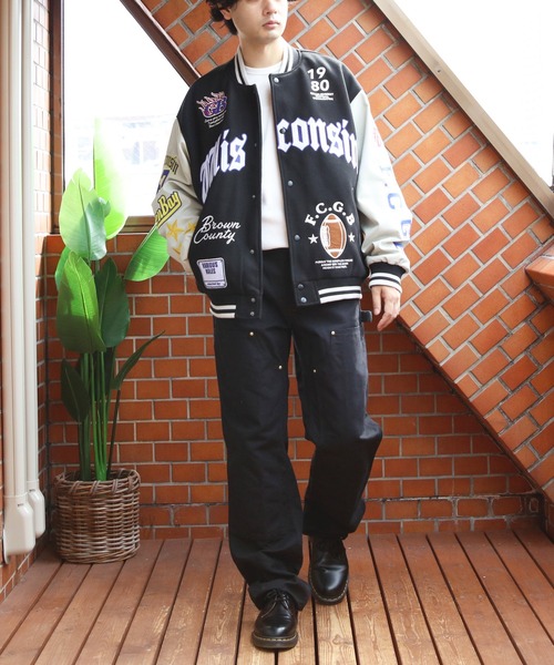 ８(eight)（エイト）の「スタジャン（スタジャン・メンズ・イエロー/ネイビー/ブラック・LARGE/MEDIUM/X-LARGE）」の18枚目の写真