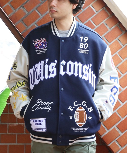 ８(eight)（エイト）の「スタジャン（スタジャン・メンズ・イエロー/ネイビー/ブラック・LARGE/MEDIUM/X-LARGE）」の20枚目の写真