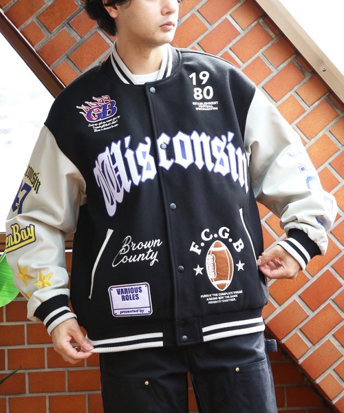 ８(eight)（エイト）の「スタジャン（スタジャン・メンズ・イエロー/ネイビー/ブラック・LARGE/MEDIUM/X-LARGE）」の7枚目の写真