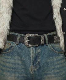 VIBGYOR | 【IZU】 ウエスタンバックルレザーベルト(ベルト)