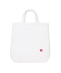 QUILTED HEART MONOGRAM TOTE BAG