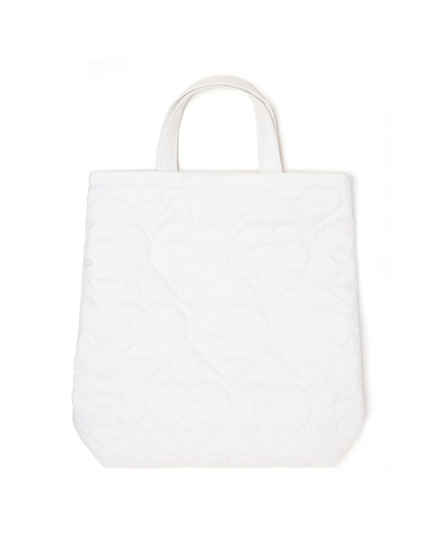 QUILTED HEART MONOGRAM TOTE BAG（トートバッグ）｜A BATHING APE（ア