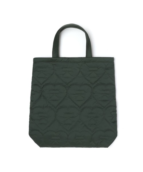 QUILTED HEART MONOGRAM TOTE BAG（トートバッグ）｜A BATHING APE（ア