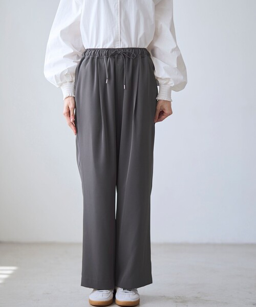 RONEL(ロネル)の「【RONEL】イージーワイドパンツ(その他パンツ・レディース・オフホワイト/ダークグレー・S/M)」の22枚目の写真