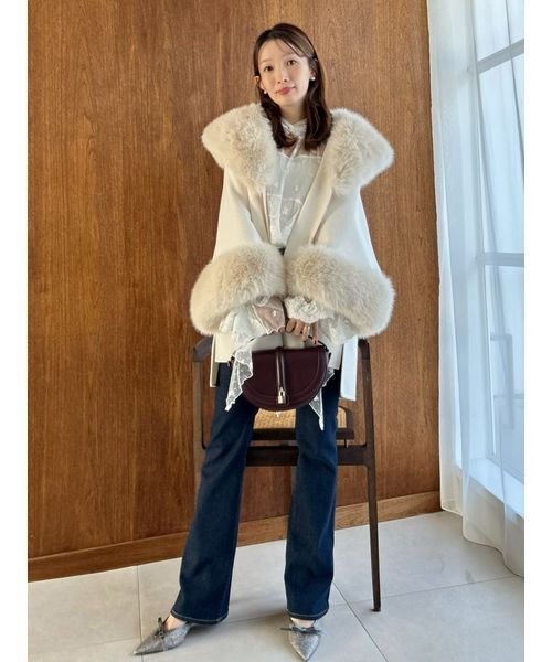 SNIDEL（スナイデル）の「チュールエンブロイダリーレースブラウス（シャツ/ブラウス・レディース・その他・F）」の8枚目の写真