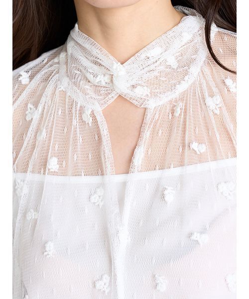 SNIDEL（スナイデル）の「チュールエンブロイダリーレースブラウス（シャツ/ブラウス・レディース・その他・F）」の12枚目の写真