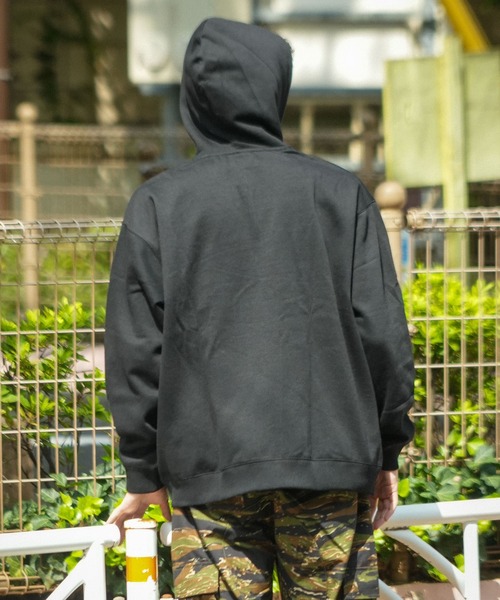 Dickies(ディッキーズ)の「【DICKIES/ディッキーズ】裏起毛 ロゴマークワッペン フルジップパーカー(パーカー・メンズ・ブラック/グレー/ネイビー・LARGE/MEDIUM/X-LARGE)」の6枚目の写真