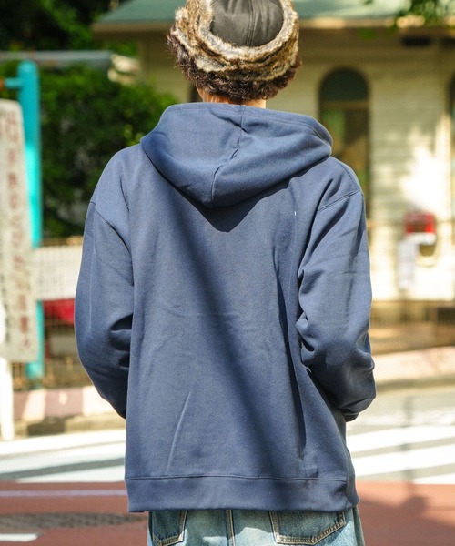 Dickies(ディッキーズ)の「【DICKIES/ディッキーズ】裏起毛 ロゴマークワッペン フルジップパーカー(パーカー・メンズ・ブラック/グレー/ネイビー・LARGE/MEDIUM/X-LARGE)」の18枚目の写真