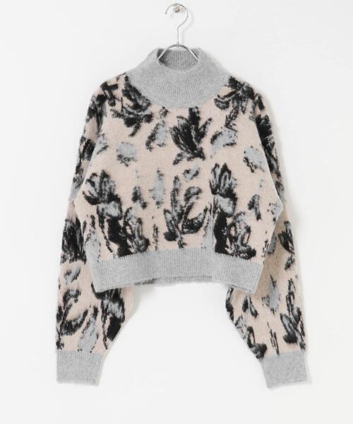 ITEMS URBANRESEARCH（アイテムズ アーバンリサーチ）の「ジャガードニュアンスハイネックニット（ニット/セーター・レディース・ブラウン/ネイビー/ベージュ・FREE）」の22枚目の写真