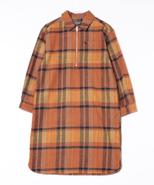 Eddie Bauer（エディーバウアー）の「バラード フランネル ポップオーバー（シャツワンピース・レディース・ワイン系/イエロー系/ブルー系・S/XL/L/M）」の7枚目の写真