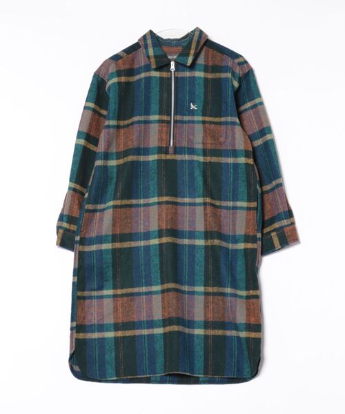 Eddie Bauer（エディーバウアー）の「バラード フランネル ポップオーバー（シャツワンピース・レディース・ワイン系/イエロー系/ブルー系・S/XL/L/M）」の5枚目の写真