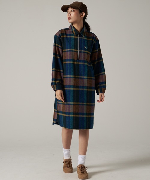 Eddie Bauer（エディーバウアー）の「バラード フランネル ポップオーバー（シャツワンピース・レディース・ワイン系/イエロー系/ブルー系・S/XL/L/M）」の21枚目の写真