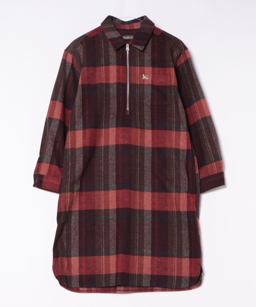 Eddie Bauer（エディーバウアー）の「バラード フランネル ポップオーバー（シャツワンピース・レディース・ワイン系/イエロー系/ブルー系・S/XL/L/M）」の8枚目の写真