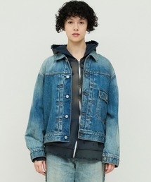 DENIM DELIGHT DAYS （デニム デライト デイズ）の「【DENIM DELIGHT DAYS】セルヴィッチデニムトラッカー1ポケットジャケット（デニムジャケット）」