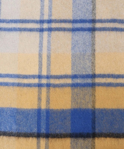 GLOBAL WORK(グローバルワーク)の「ファインタッチウールマフラー/593186(ストール/ショール・メンズ・ネイビー/ネイビー×ホワイト/イエロー/ネイビー系9/ネイビー系7/グレー/ベージュ/ブラック・ONE SIZE)」の19枚目の写真