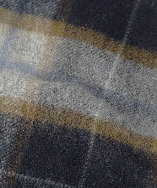 GLOBAL WORK(グローバルワーク)の「ファインタッチウールマフラー/593186(ストール/ショール・メンズ・ネイビー/ネイビー×ホワイト/イエロー/ネイビー系9/ネイビー系7/グレー/ベージュ/ブラック・ONE SIZE)」の18枚目の写真