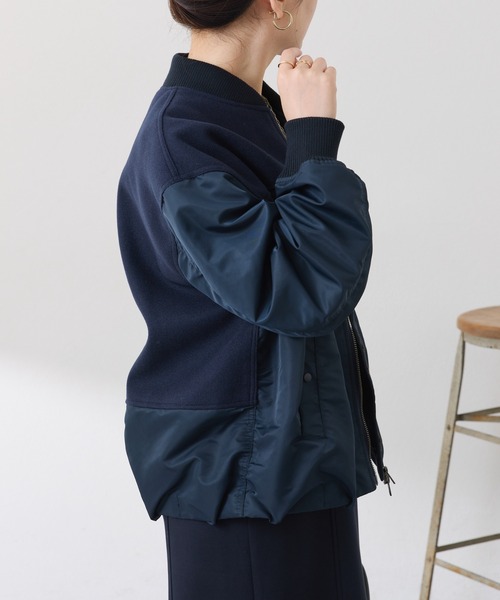 セール】コンビMA-1ブルゾン（MA-1）｜COLLAGE GALLARDAGALANTE