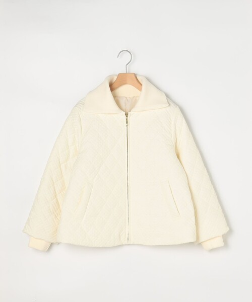 MICO COULIER（ミコクリエ）の「エンボスキルトジャケット（ブルゾン・レディース・ブラック/オフホワイト・38）」の18枚目の写真