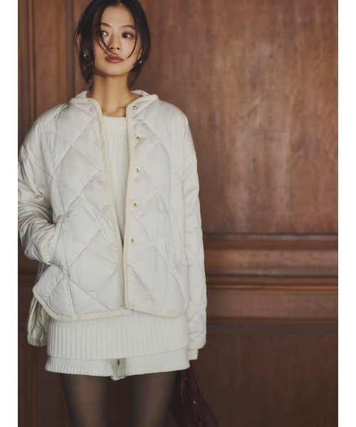 TAION×anuans】ストールセットミドルダウン（ダウンジャケット/コート