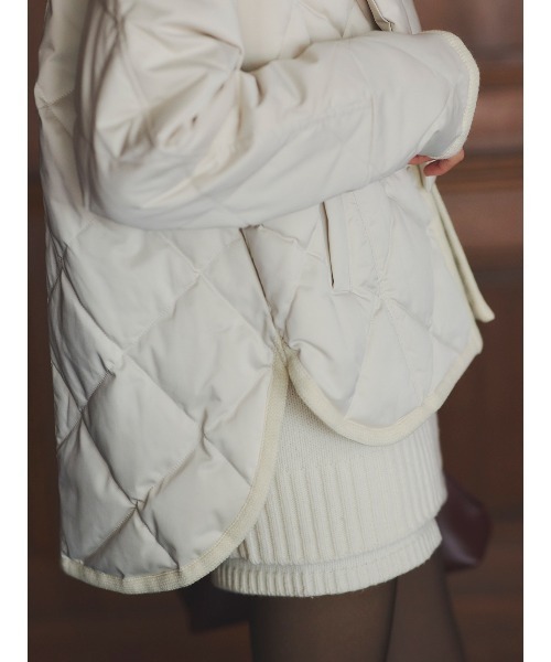 【新品タグ付き】【TAION×anuans】ストールセットミドルダウン TAION×anuans】ストールセットミドルダウン