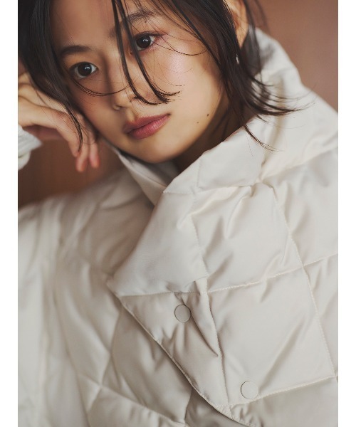 【anuans】ストールセットミドルダウン TAION×anuans】ストールセットミドルダウン