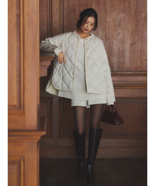 みみアニュアンスダウン TAION×anuans】チェスターロングダウン（ダウンジャケット/コート